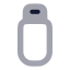 Usbmemory icon with bulk rounded style