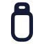 Usbmemory icon with solid rounded style
