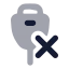 Usbnotconnected icon with bulk rounded style