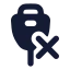 Usbnotconnected icon with solid rounded style