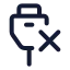 Usbnotconnected icon with stroke standard style