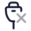 Usbnotconnected icon with twotone rounded style