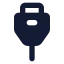Usb icon with solid standard style