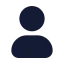 User icon with solid rounded style