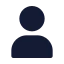 User icon with solid standard style