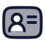 Useraccount icon with duotone rounded style