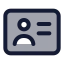 Useraccount icon with duotone standard style