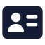 Useraccount icon with solid standard style