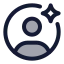 Userai icon with duotone rounded style