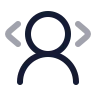 User Arrow Left Right icon preview
