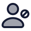 Userblock icon with duotone standard style