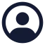 Usercircle icon with solid standard style