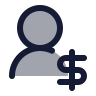 User Dollar icon preview