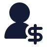 User Dollar icon preview