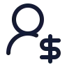 User Dollar icon preview