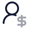 User Dollar icon preview