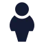 Userfullview icon with solid sharp style