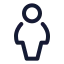 Userfullview icon with stroke standard style