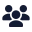 Usergroup icon with solid standard style