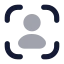 Useridverification icon with bulk rounded style