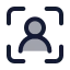 Useridverification icon with duotone standard style