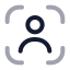 Useridverification icon with twotone rounded style