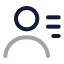 Userlist icon with twotone rounded style