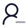 User Minus 01 icon preview