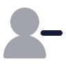 User Minus 02 icon preview