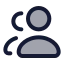 Usermultiple icon with duotone standard style