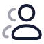 Usermultiple icon with twotone rounded style