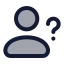 Userquestion icon with duotone rounded style