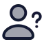 Userquestion icon with duotone standard style