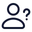 Userquestion icon with stroke standard style