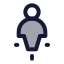 Userroadside icon with duotone standard style