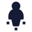 Userroadside icon with solid sharp style