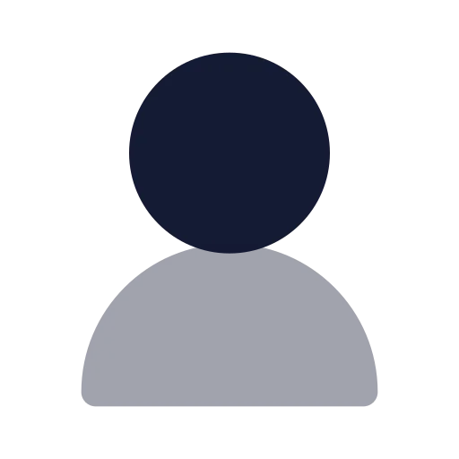 User Round Icon in Bulk Rounded style