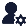 User Round Cog icon preview