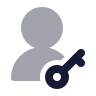 User Round Key icon preview