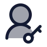 User Round Key icon preview