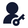 User Round Key icon preview