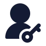 User Round Key icon preview