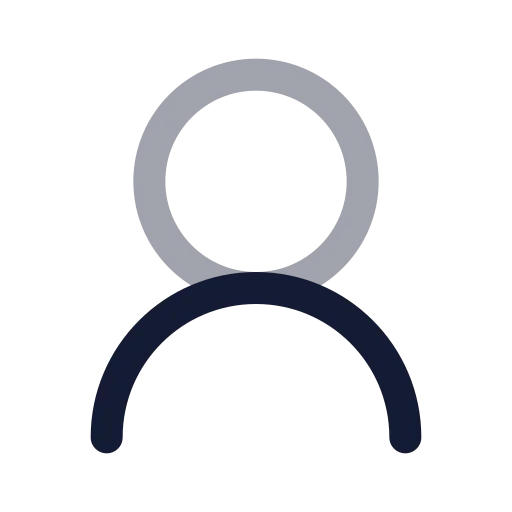 User Round Icon in Twotone Rounded style