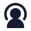 Usersharing icon with stroke standard style