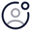 Userstatus icon with twotone rounded style