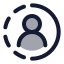 Userstory icon with duotone rounded style