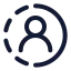 Userstory icon with stroke standard style