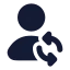 Userswitch icon with solid rounded style