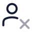 Userx icon with twotone rounded style