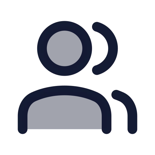 Users Icon in Duotone Rounded style